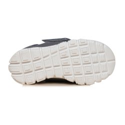 Pantofi sport copii  - Adidasi baieti din piele cu talonet pj shoes Tokyo gri albastru 19-26