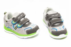Pantofi sport copii - Adidasi copii 376 gri verde 25-30