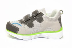Pantofi sport copii - Adidasi copii 376 gri verde 25-30