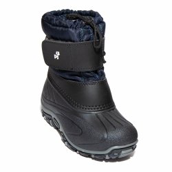 Apreskiuri copii  - Apreskiuri copii impermeabile cu blana pj shoes Fun negru 21-36