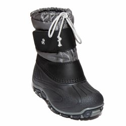Apreskiuri copii  - Apreskiuri copii impermeabile cu blana pj shoes Fun negru 21-36