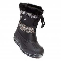 Apreskiuri copii  - Apreskiuri copii impermeabile cu blana pj shoes Fun negru 21-36