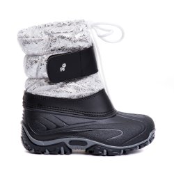 Apreskiuri copii  - Apreschiuri fete impermeabile pentru zapada Fun argintiu 21-36