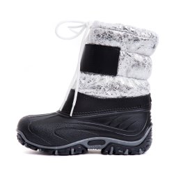 Apreskiuri copii  - Apreschiuri fete impermeabile pentru zapada Fun argintiu 21-36