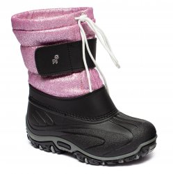 Apreskiuri copii  - Apreskiuri copii impermeabile cu blana pj shoes Fun negru 21-36