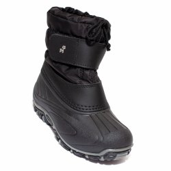 Apreskiuri copii  - Apreskiuri copii impermeabile cu blana pj shoes Fun negru 21-36
