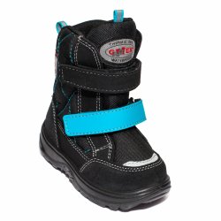 Apreskiuri copii - Apreskiuri copii impermeabile cu membrana GT tex 95113 negru turcoaz 20-25