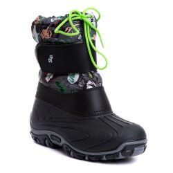 Apreskiuri copii - Apreskiuri copii impermeabile pj shoes Fun gri print 21-36