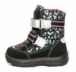 Apreskiuri copii - Apreskiuri fete goretex waterproof 93312 negru color roz