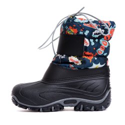 Apreskiuri copii  - Apreskiuri impermeabile copii pentru zapada Fun blu print 21-36