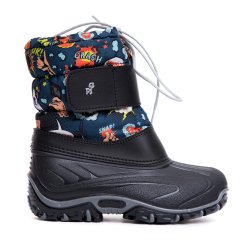Apreskiuri copii  - Apreskiuri impermeabile copii pentru zapada Fun blu print 21-36