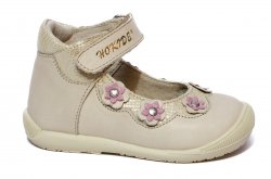 Pantofi balerini copii  - Balerini fete inalt pe glezna hokide 401 bej 18-24