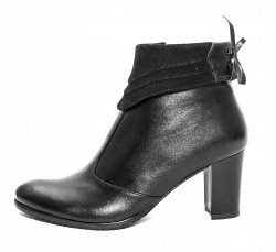 Ghete dama blana - Ghete dama piele 509 negru 35-40