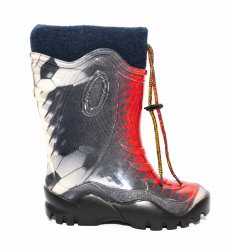 Cizme cauciuc copii  - Cizme copii din cauciuc cu blana 4 Minge