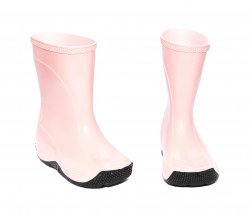 Cizme cauciuc copii  - Cizme cauciuc fete 2 roz pal 20-30