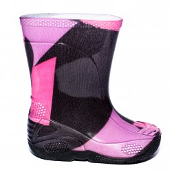 Cizme cauciuc copii  - Cizme cauciuc fete de ploaie 2 mov roz 20-30