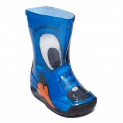 Cizme cauciuc copii  - Cizme copii cauciuc de ploaie catel blu 20-30