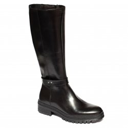 Cizme dama piele - Cizme dama din piele vatuite 54H03 negru 35-41