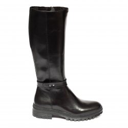 Cizme dama piele - Cizme dama din piele vatuite 54H03 negru 35-41