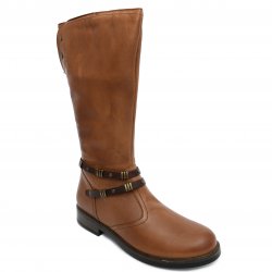 Cizme dama piele - Cizme dama piele cu blana 7037 maro 30-39