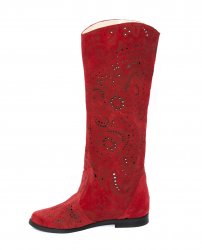 Sandale dama - Cizme dama piele naturala perforate 26 grena 34-41