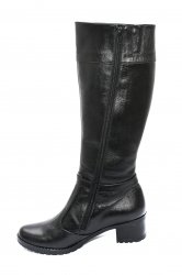 Cizme dama piele - Cizme dama vatuite 219 negru box 35-41