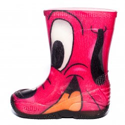 Cizme cauciuc copii  - Cizme fete cauciuc de ploaie catel roz 20-30