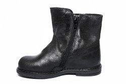 Cizme copii - Cizme fete piele pj shoes Leyla negru 20-26