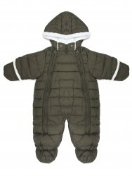Salopete ski copii - Combinezone bebe de iarna 3551 roz 3luni-12luni