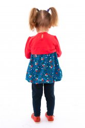 Compleuri-treninguri copii  - Compleuri copii 995 corai albastru