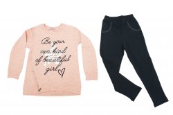 Compleuri-treninguri copii  - Compleuri fete breeze 6891 turcoaz blu 116-146cm