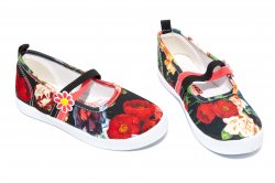 Tenisi copii - Espadrile balerini fete 597 negru 29-36