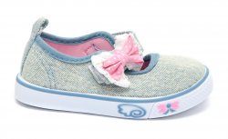 Tenisi copii - Espadrile fete 1133 jeans roz 20-25