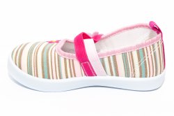 Tenisi copii - Espadrile fete balerini 431 roz bej 26-31