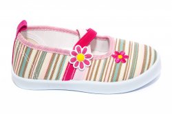 Tenisi copii - Espadrile fete balerini 431 roz bej 26-31