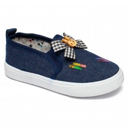 Tenisi copii  - Espadrile fete din textil 1356 navi 24-35