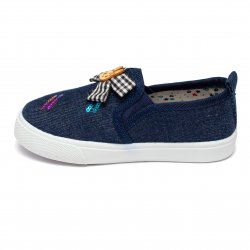 Tenisi copii  - Espadrile fete din textil 1356 navi 24-35