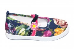 Tenisi copii - Espadrile fete flexibili 597 blu 29-36
