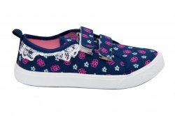 Tenisi copii - Espadrile fete textil super gear 1355 blu roz 30-35