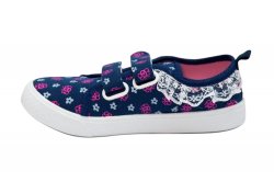 Tenisi copii - Espadrile fete textil super gear 1355 blu roz 30-35