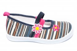 Tenisi copii  - Espadrile fete 431 blu roz 26-31