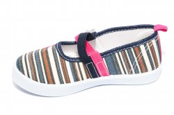 Tenisi copii  - Espadrile fete 431 blu roz 26-31