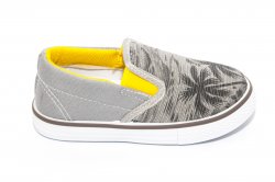 Tenisi copii  - Espadrile mocasini baieti 452 gri 24-31