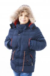 Geci jachete copii  - Geaci baieti de iarna 1227 kaki 116-146cm