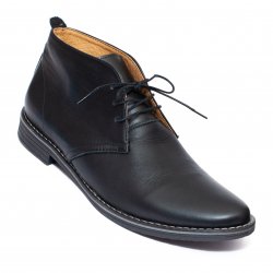 Ghete barbati - Ghete barbati din piele 12 negru box 37-46
