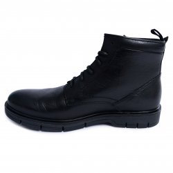 Ghete barbati - Ghete barbati din piele flexibile vatuite Bata 894 negru 39-46