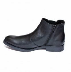 Ghete barbati   - Ghete barbati din piele vatuite 232H01 negru 39-46