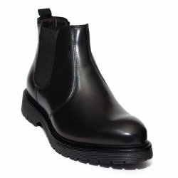 Ghete barbati - Ghete barbati din piele vatuite 299H08 negru 40-46