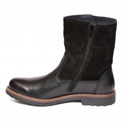 Ghete barbati - Ghete barbati din piele vatuite 93H10 negru 40-46