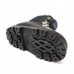 Ghete blana copii - Ghete blana copii din piele cu talonet hokide 365 negru blu 19-27